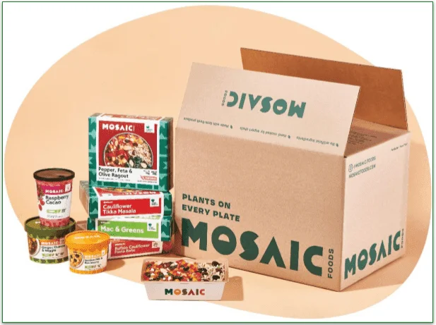 Recyclable packaging from Mosaic Foods