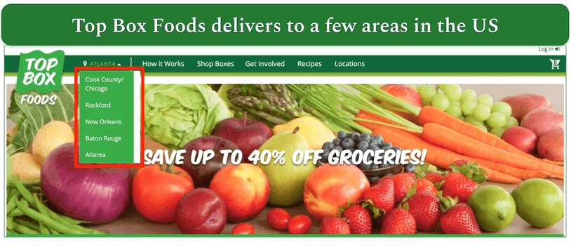 top box foods delivery areas