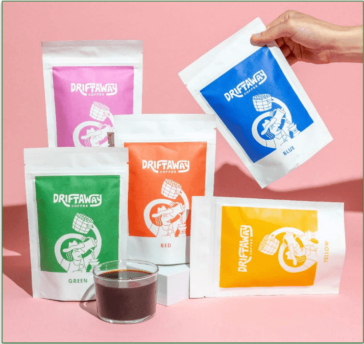 Driftaway Coffee's Explorer Box content