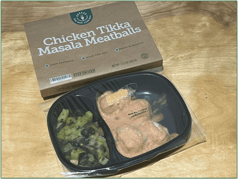 BistroMD’s Chicken Tikka Masala Meatballs dish