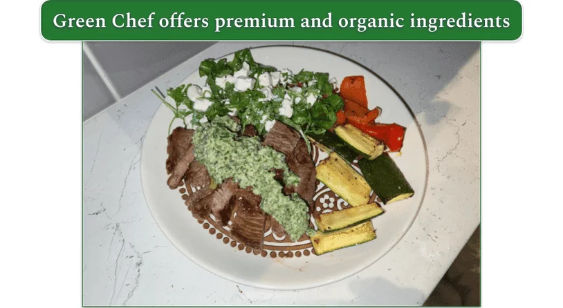 Green Chef’s 21-Day Aged Rump Steak