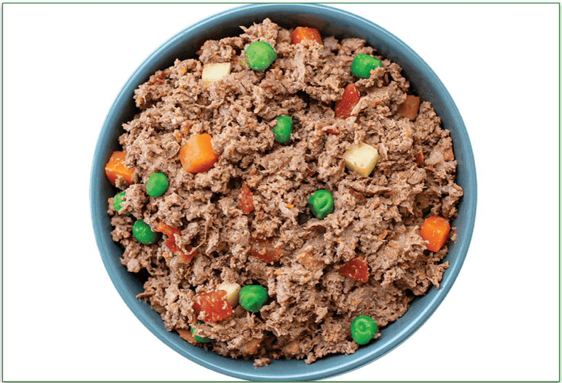 A Pup Above's beef recipe in a bowl