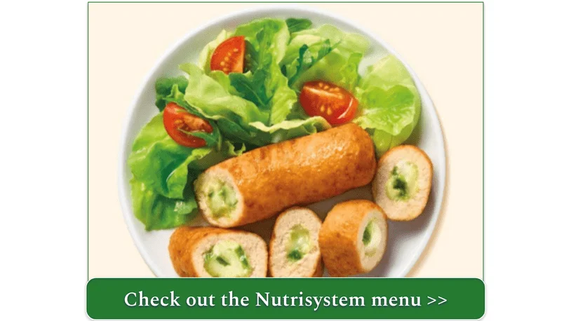 Example of a healthy Nutrisystem dish with side salad
