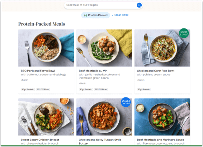 Protein-Packed meals on Tempo's menu