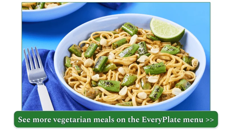 Thai Style Peanut Noodles by EveryPlate