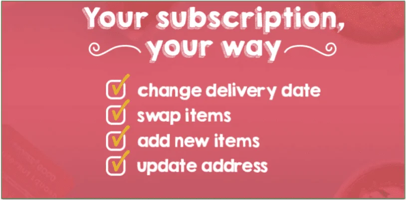 A Proper Good subscription is easy to manage