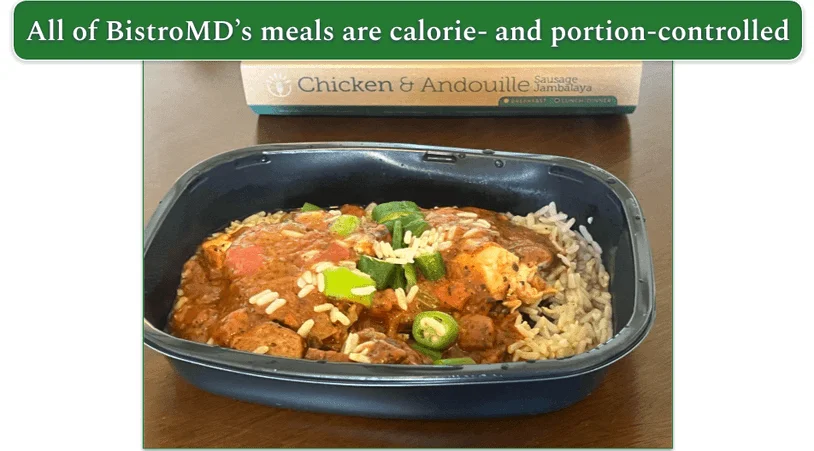 BistroMD’s Chicken and Andouille Sausage Jambalaya