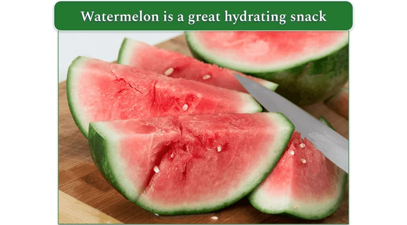 Slices of watermelon