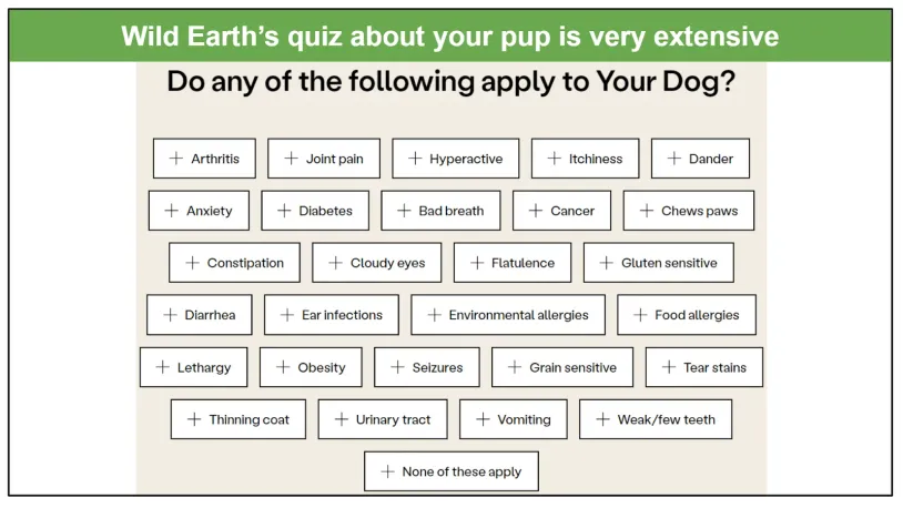 Wild Earth's quiz about your dog