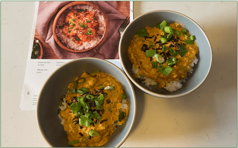 Home Chef's Cauliflower Curry Rice Bowl