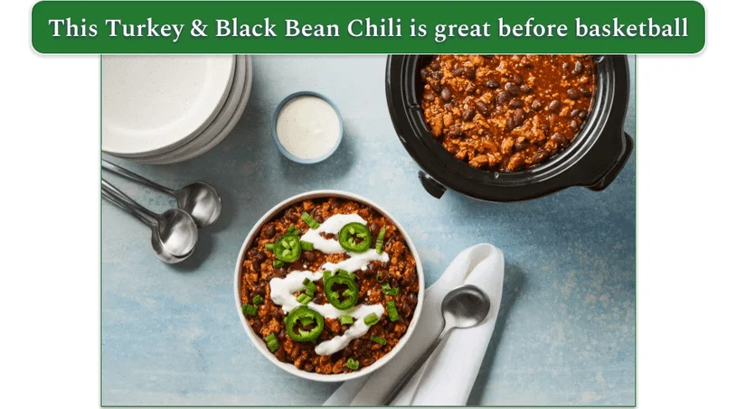 a photo of Turkey & Black Bean Chili from HelloFresh
