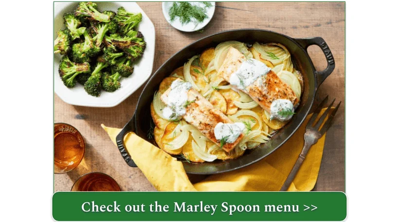 Marley Spoon's Oven-Baked Paprika Salmon and Potatoes