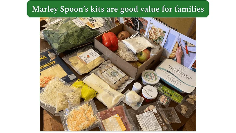 Unboxed Marley Spoon delivery