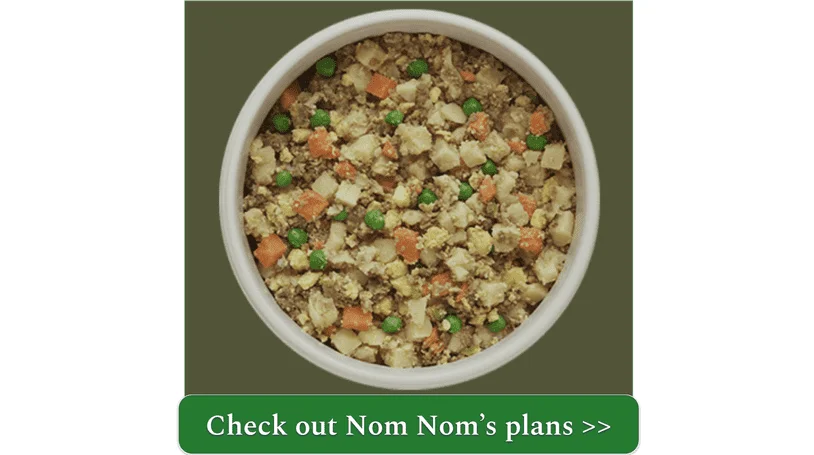 A bowl of Nom Nom Beef Mash