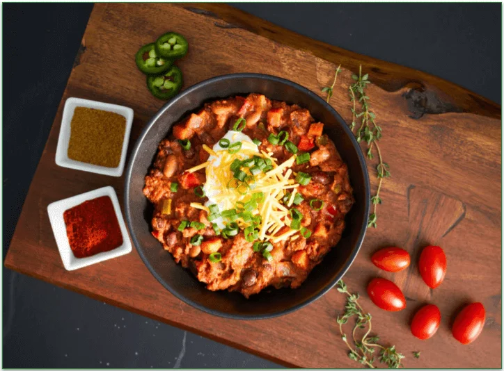 The Vegetarian Chili from Balance by Marle Spoon.