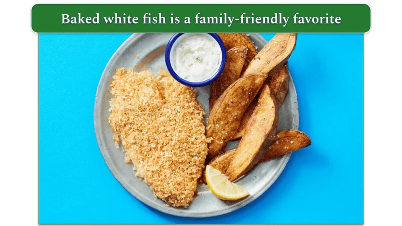 Dinnerly's Oven-Baked Tilapia