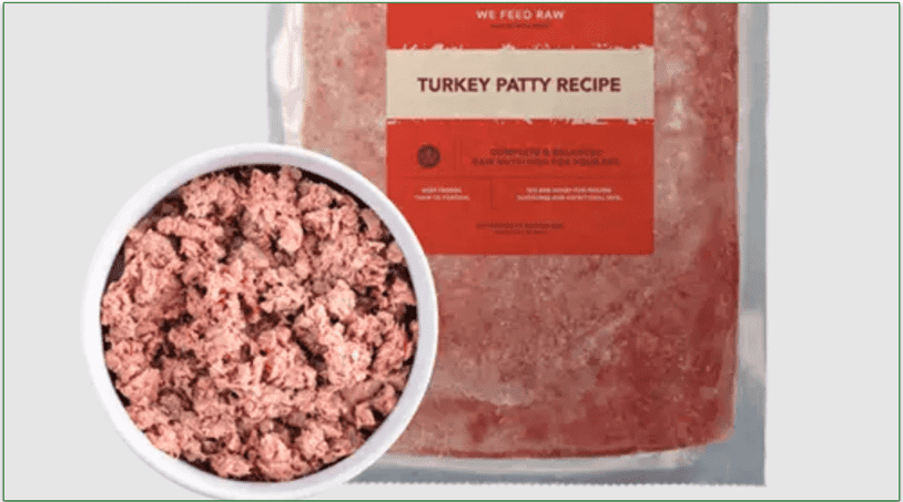 We Feed Raw's Turkey Patty Recipe