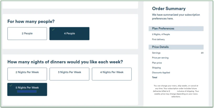 Third step in the Gobble account creation process