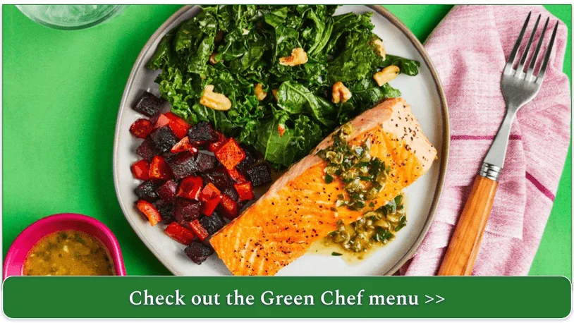 Green Chef's Salmon with Piccata Sauce