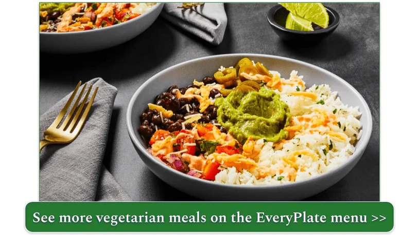 Loaded Black Bean & Rice Bowls from EveryPlate