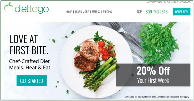 You’re immediately informed of delivery days