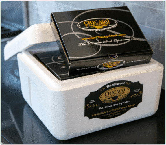 The Chicago Steak Company's delivery