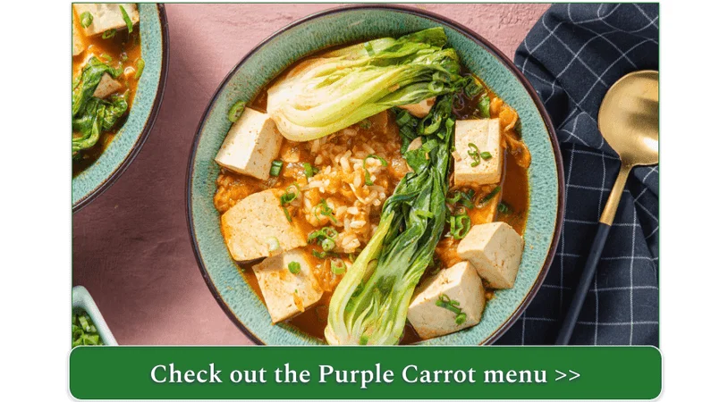 Purple Carrot's Kimchi Tofu Stew