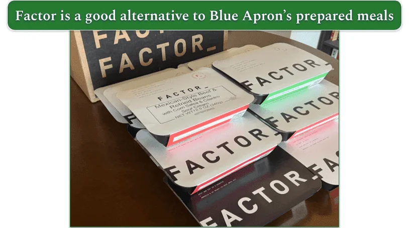 Unpacked Factor meals