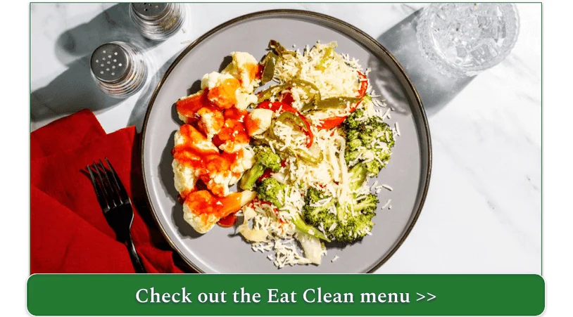 Eat Clean to Go's Shrimp & Beyond Sausage Jambalaya and Organic Rice