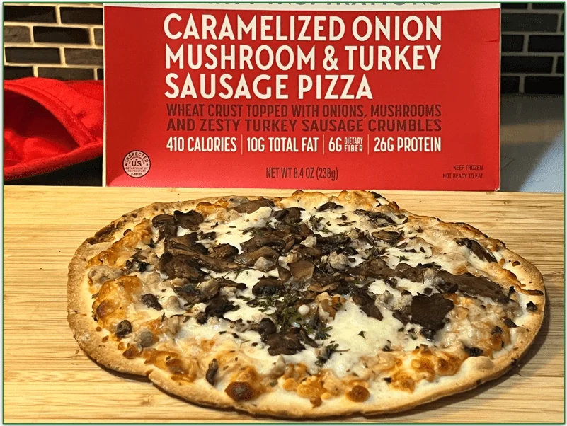 Nutrisystem’s Mushroom and Turkey Sausage Pizza