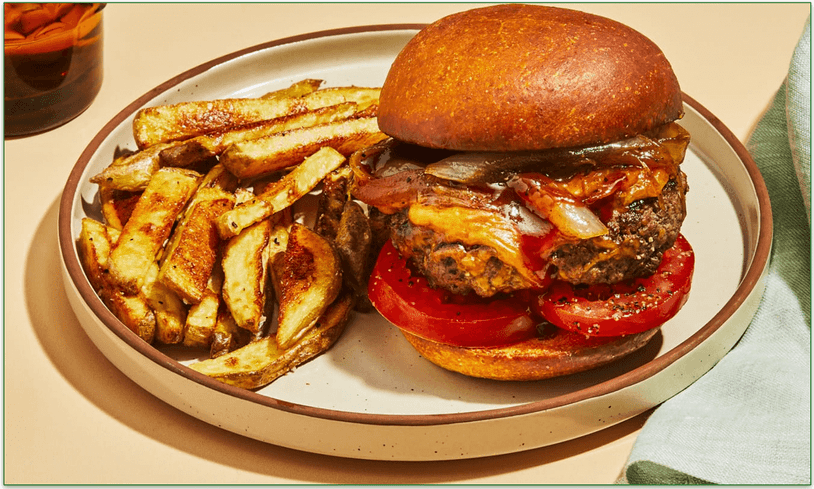 Barbecue Cheeseburgers by Green Chef