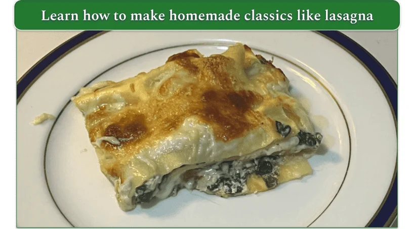 Marley Spoon's Creamy Alfredo Four Cheese Lasagna