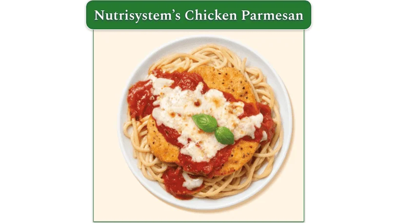 Image of Nutrisystem's Chicken Parmesan dish