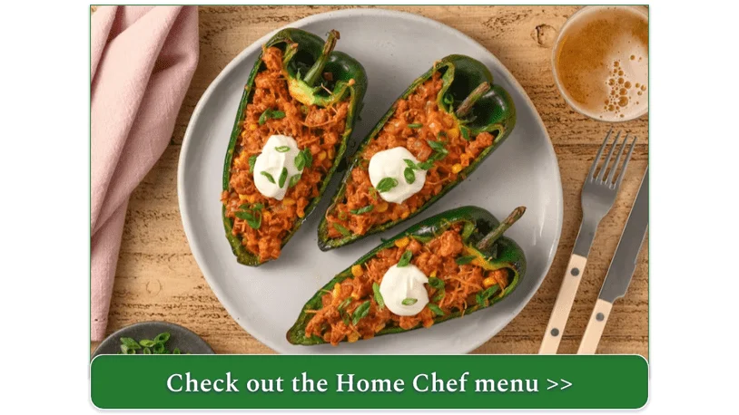 Home Chef's Tex-Mex-Style Pork Stuffed Peppers