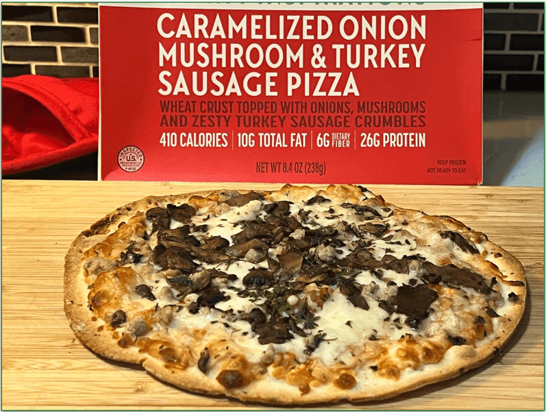 Nutrisystem’s Mushroom and Turkey Sausage Pizza