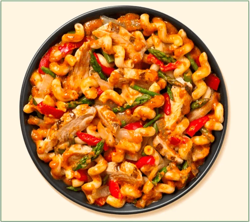 Nutrisystem's Red Pepper Chicken And Pasta Sauté
