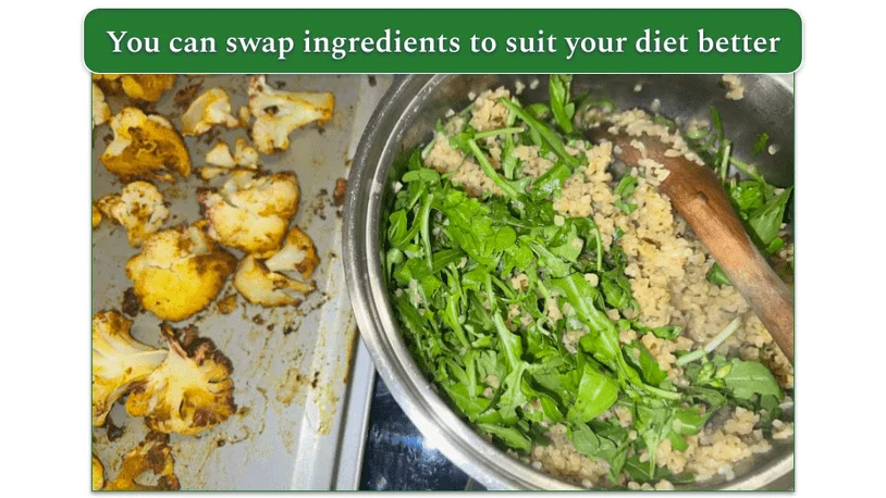 Preparing Green Chef's Harissa and Zhoug