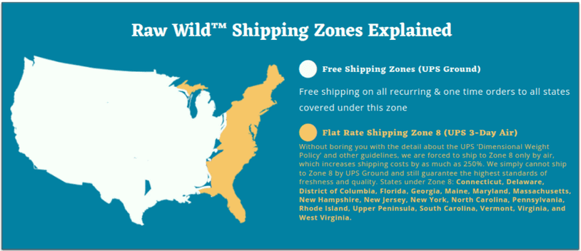 Shipping is easy unless you’re on the East Coast