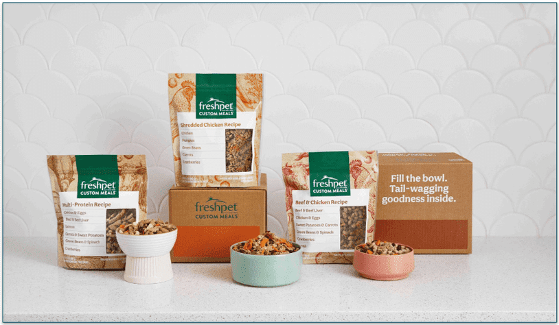 Freshpet offers a range of custom recipes
