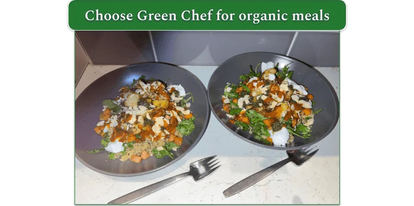 Green Chef’s Harissa and Zhoug Cauliflower