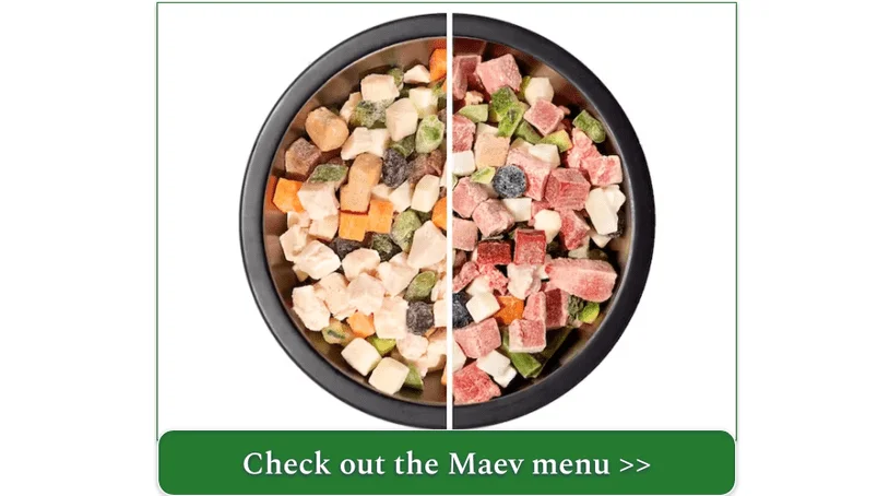 a screenshot of Maev® Raw Food