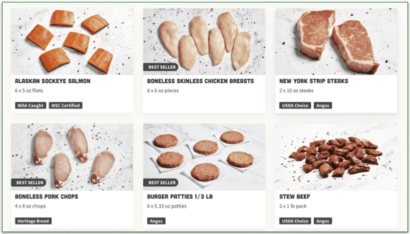 Good Chop offers a wide variety of prime meat and seafood