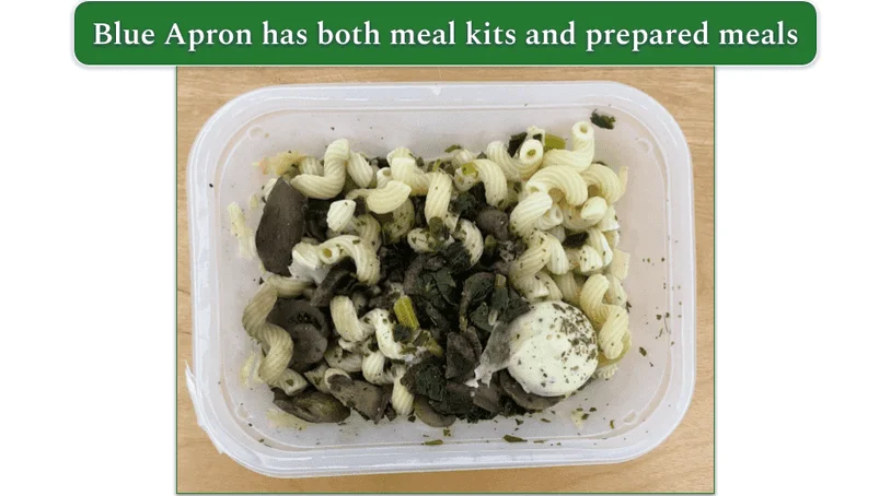 Blue Apron’s Cheesy Truffle Cavatappi