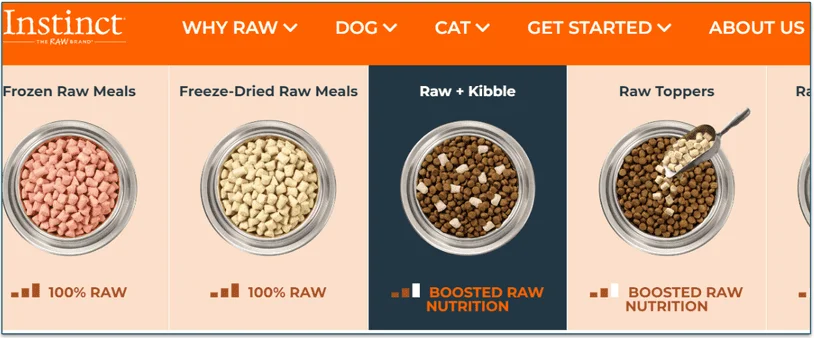 Instinct's home page