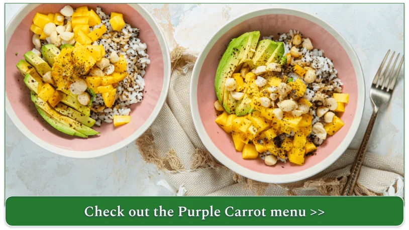 Purple Carrot's Mango Poke Bowls with Macadamia Nuts & Nori