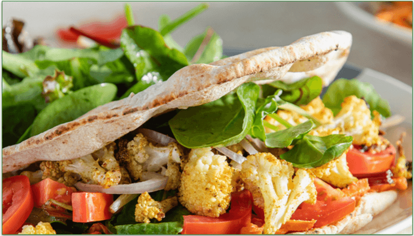 Purple Carrot's Cauliflower Shawarma