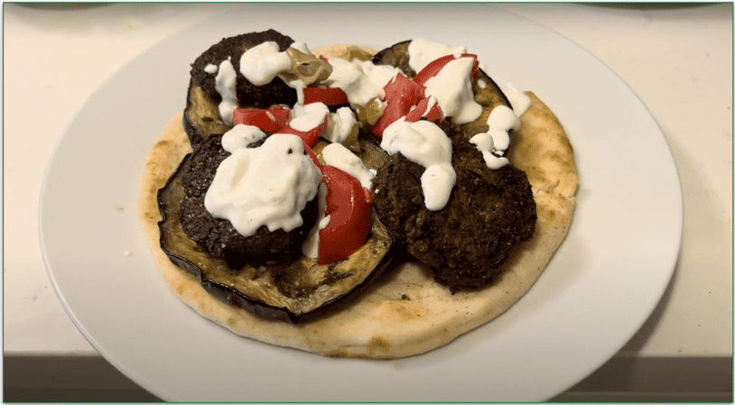 Reviewers meal of Sabiche Sandwich from Dinnerly