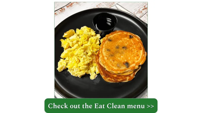 EatClean's Dark Chocolate Chip Keto Pancakes.