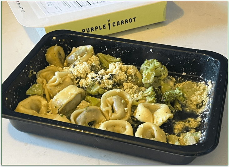 Purple Carrot’s Portobello Tortelloni