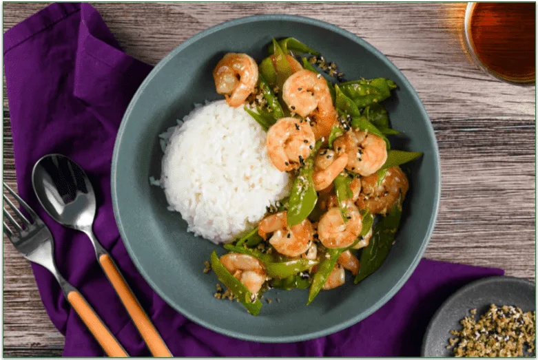 Home Chef's Shrimp and Snow Pea Stir-Fry